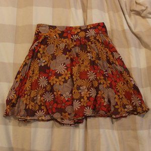 Forever21 Floral Mini Skirt